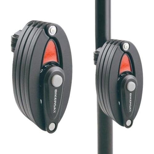 Anti-theft Password Folding Lock Cycling Bicycle Lock Safety Bicycles 4 Dial Digital Secret Code Combination Bike Lock