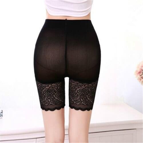 Womens Safety Pants Lace Yoga Shorts Stretch Underwear Girls Dance Underpants for Under Skirts Soft Shorts for Short Leggings