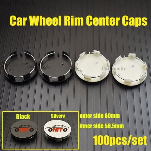 100pcs 60mm Car Rims Wheel Hub Center Caps Emblem Auto Covers For 207/301/308/309/408/508/807/2008/3008/4007 styling