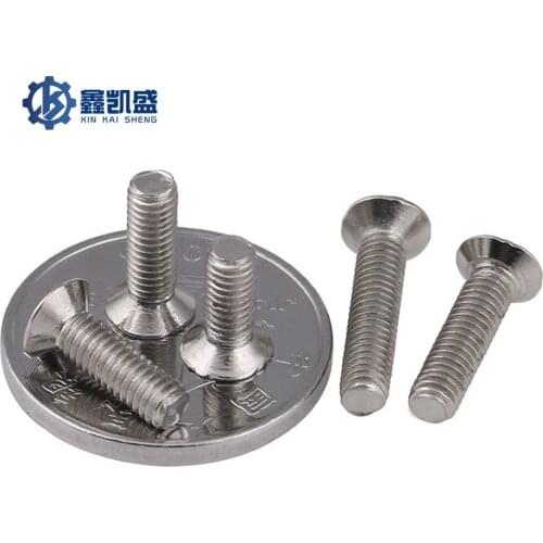 50 Pcs M1.4 M1.7 M2 M2.3 M2.6 M3 M4 M5 M6 304 Stainless Steel Cross Recessed Countersunk Flat Head Tapping Screws Digital Screw