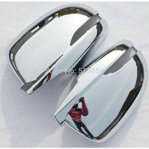 ABS Chrome Rearview Mirror Cover Trim Rearview Mirror Decoration 2Pcs/Set For 2010 2011 Hyundai VERNA / Solaris
