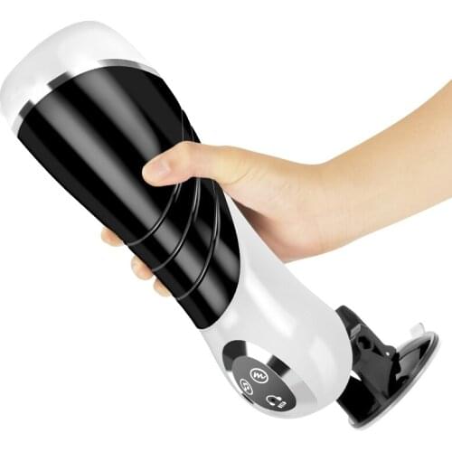 Electric Male Masturbator Cup Smart Automatic Groaning Vagina Real Pussy Anal Masturbation Cup Aircraft Cup Adult Sex Toy