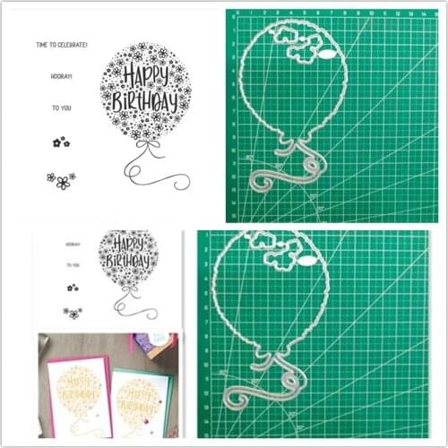 HOORAY Christmas Metal Cutting Dies and Stamps for DIY Scrapbooking Decoration Embossed Paper Card Craft Handmade Knife Mold