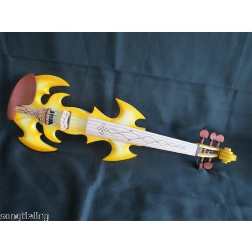 Best model fancy Crazy-1 art streamline yellow 5strings 4/4 electric violin