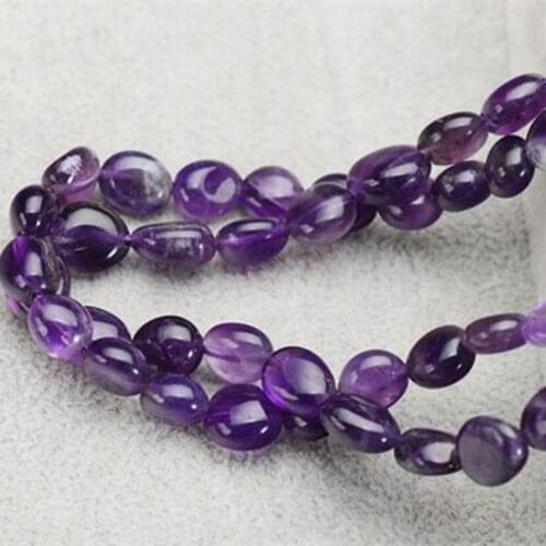 Joanlyn Grade A Natural Amethyst Irregular Beads NOT Dyed 2 sizes to choose 15 Inch Strand AT75