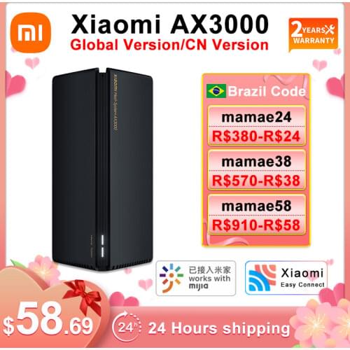 New Router Xiaomi Ax1800 Qualcomm Five-Core Wifi6 Router 2,4G 5,0 GHz Full Gigabit 5G Dual-Frequency Home Wall-Penetrating King