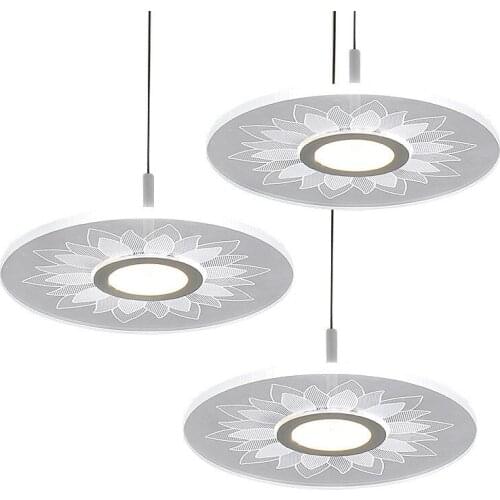 BDBQBL Dia25cm Lotus Pendant Lights AC90-260V E27 Originality LED Pendant Lamp Modern Simple Country Bedroom Coffee Bar Hanglamp