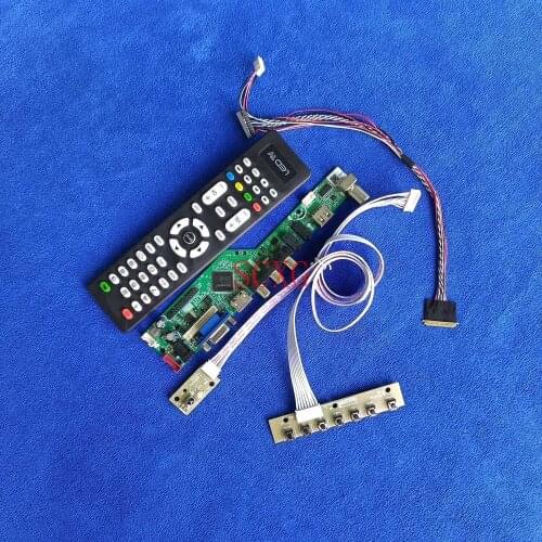LED LCD VGA USB AV HDMI-compatible Display drive board 1024*600 DIY Kit Analog signal For A089SW01/B089AW01/LP089WS1 LVDS 40-Pin
