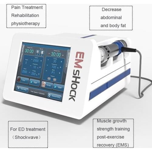 EMS& Shock Wave Machine For ED Treatment Joints Pain Treatment Machine EMS Muscle Stimulation Shockwave Device