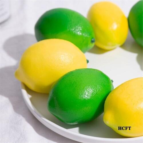 Party props Home hotel bar cafe restaurant Shop Store decoration Foam plastic faux Simulation Artificial Lemon fake fruit