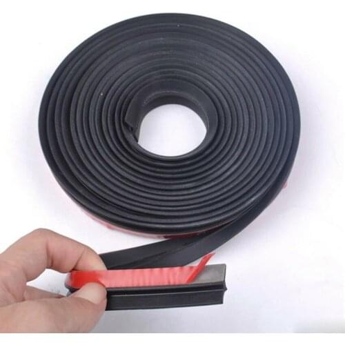 4M Seal Weather Strip Big D-shape Window Door Waterproof Tank Large Door Seal Strip Sound Insulation Strip with Backing Glue