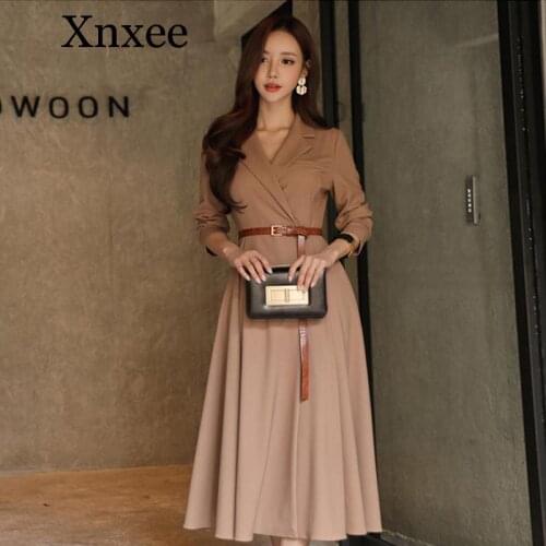 Xnxee Fashion women comfortable warm long coat OL new arrival high quality temperament outerwear thick holiday outdoor