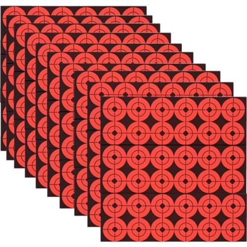 10 Paper 360pcs Shooting Target Paper 1-Inch/2.5cm Target Spots for Shooting