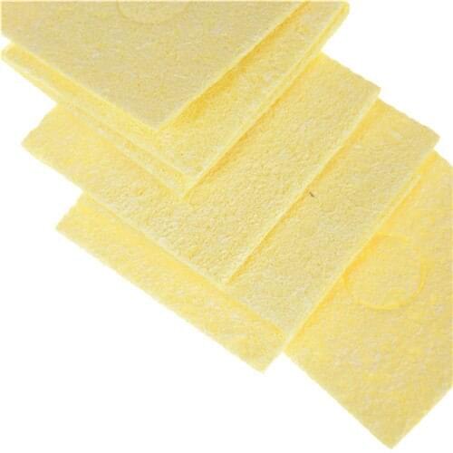 10pcs/lot Thick Sponge Soldering Welding Accessories Soldering Iron Cleaning New High Temperature Resistant Heatstable Solder
