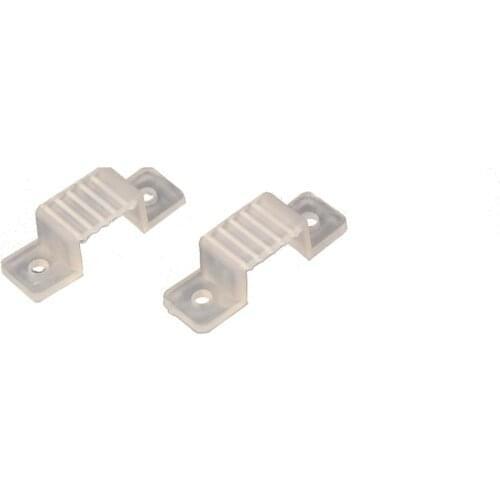 30pcs/lot LED Fixing Silicone Mounting Clips 10-12mm buckles clamps For 220V Waterproof LED Strip Light Tape