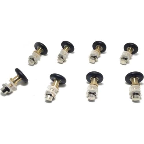8 Pcs Partiality Shower Door ROLLERS /Runners/Wheels/Pulleys 26mm Diameter bathroom Replacement Parts