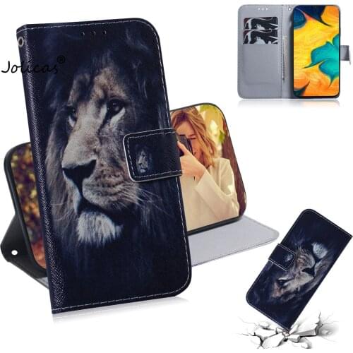 A20 Painted PU Leather Book Case For capinha Samsung A30 Unicorn New Cases sFor Estuche Samsung Galaxy carcaso A20 Capinhas