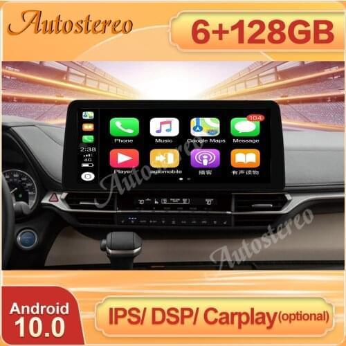 12.3 Inch For Toyota Senna Carplay Android 10.0 6+128G Car GPS Navigation Multimedia DSP Player Headunit Auto Radio IPS Screen
