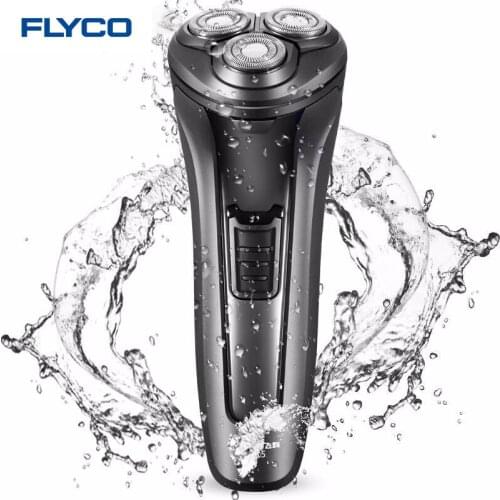 FLYCO Electric Shaver FS305 Whole Body Washing Razor For Men Intelligent Rechargeable Shaving Machine Triple Blades Trimer Beard