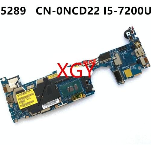 For DELL latitude 5289 motherboard CAZ40 LA-E111P I5-7200U 100% Test OK