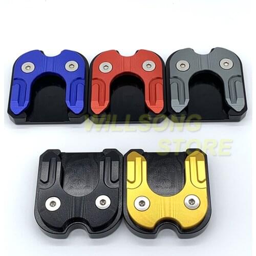 For MOTO GUZZI 1200 STELVIO 8V NTX 2011-2014 Side Kickstand Enlarge Stand Extension Plate Foot Pad Base Motorcycle Accessories