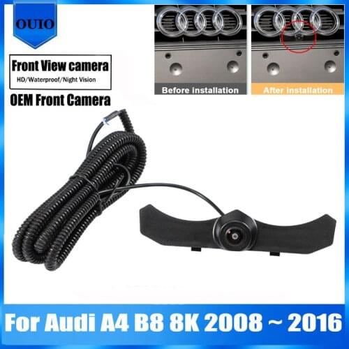 HD Night vision Front View Camera For Audi Q3 F3 2018 2019 2020 2021 LOGO OEM Front Camera