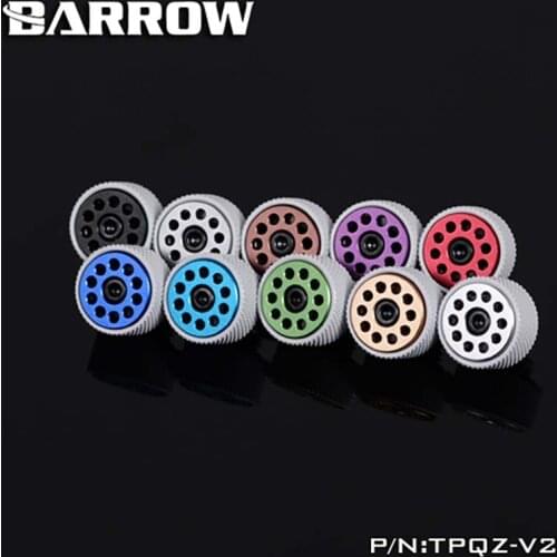 Barrow PC water cooling Exhaust valve Manual Automatic Black/White/Silver Ring water fittings for cooler TPQZ-V2