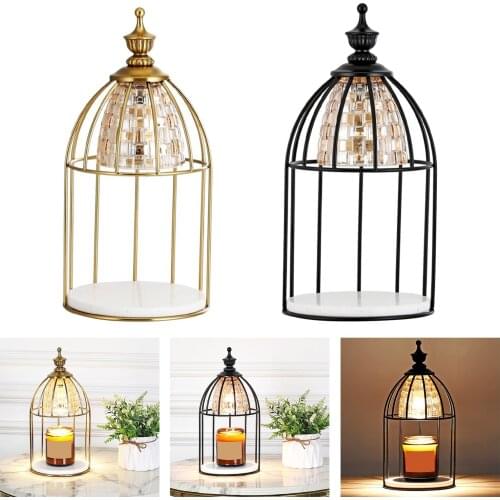 Candle Warmer Lamp, Candle Melting Lamp Crystal Table Light Aromatherapy Lamp Home Bedside, Yoga Room Decor