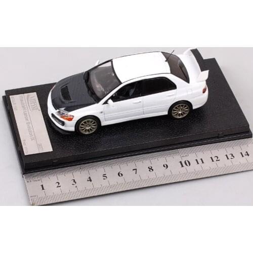 Diecast Alloy 1:43 Scale Mitsubishi EVO IX Racing Car Model Static Vehicle Toy Collection Souvenir Ornaments Display Gifts Show