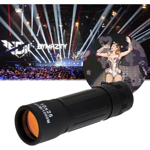 Military HD Professional Hunting Monocular 10x25 Powerful Binoculars High Quality Zoom Great Handheld Telescope lll Night vision