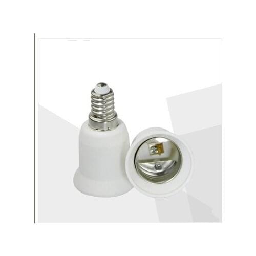 New LED Halogen CFL Light Bulb E14 to E27 Lamp Adapter