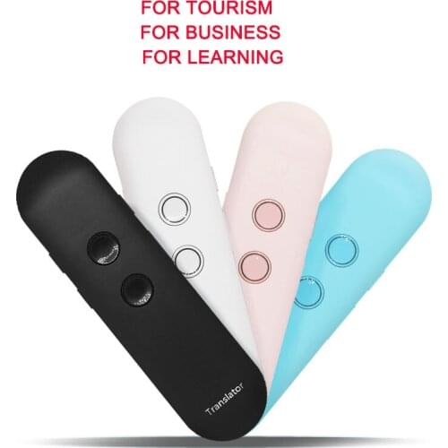 T4 Portable Intelligent Translator Instant Voice Translation Pocket Device Support Photo Text Input Recording Translation T4
