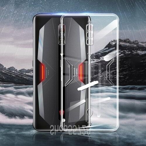 For Nubia Red Magic 6 Pro Case Transparent Slim Soft TPU Phone Cover For ZTE Redmagic 6