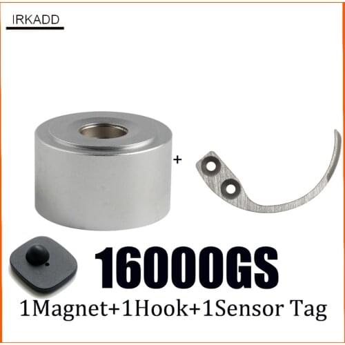 16000GS Tag Remover Magnet Super Security Tag Detacher For Checkpoint System Comppatible +Portale Hook Detacher +1 Sensor Tag