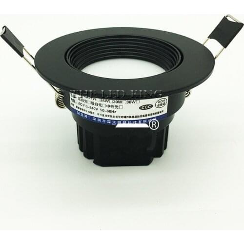 Dimmable LED Downlights 3W 7W 9W 12W 24W COB LED Ceiling Lamp Spot Lights AC85-265V ceiling recessed Lights Indoor Lighting