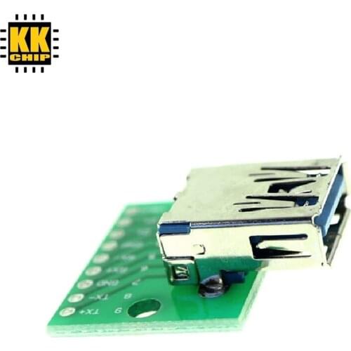 USB 3.0 female socket DIP module usb 3.0 Adapter board 2.54