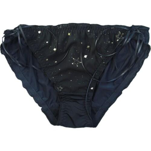 2022 New Girls Women Cute Lolita Kawaii Princess Panties Japan Fashion Lace Bow Pearls Underwear Sexy Brief AD561