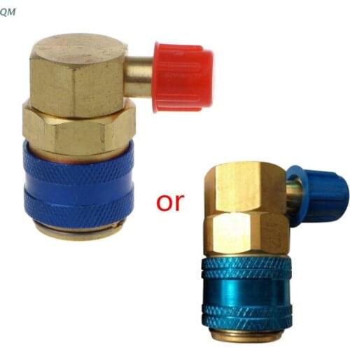 AC R134A Quick Connector Adapter Coupler Auto A/C Manifold Gauge Low/High HVAC 13MF