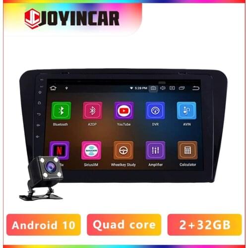 JOYINCAR 2G+32G Android 10.0 Car Radio Multimedia Video Audio MP5 Player Navigation GPS For SKODA Octavia 2013 2014 2015 2016 20