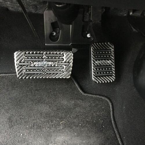 Honda Civic Carbon Fiber Car Accelerator Pedal Brake Pedals Plate Cover For Honda Civic 2013 -2014 2016- 2019