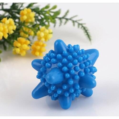 Household Cleaning Laundry Ball Washing Machine Laundry Softener Rounded Shape Solid Cleaning Ball PVC Laundry Accessories