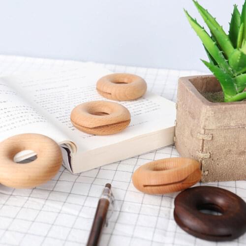 Wooden Donut Design Seal Pour Food Storage Bag Clip Clamp Snack Sealing Clip Fresh Keeping Sealer Plastic Helper Kitchen Gadgets