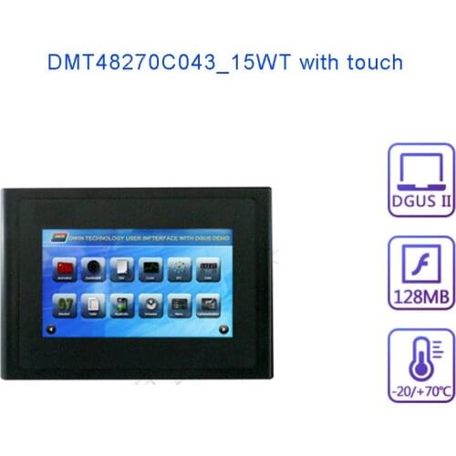 DMT48270C043_15WT 4.3-inch DWIN DGUS II Screen HMI Resistive Touch Screen