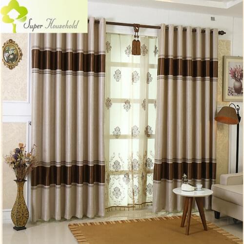 Europe Window Blackout Curtains for Living Room Jacquard Curtains for Bedrrom Hotel Luxury Embroidered Tulle Kitchen Yarn Fabric