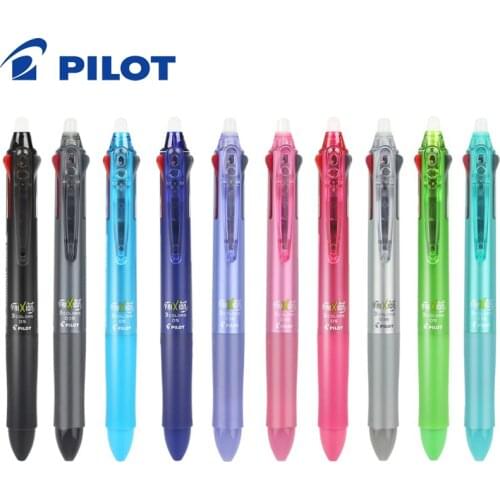 1Pcs Aviator Frixion Pen Three-in-one Erasable Gel Pen Multi-function LKFB-60EF/UF 0.5/0.38mm Soft Color