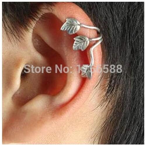 Hot new style fashion wind leaves ear cuff clip earrings jewelry accessories
