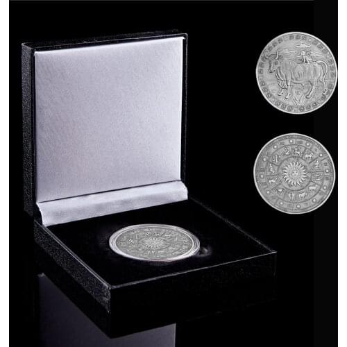 2020 Constellation Lucky Coin Arts Patron Taurus Zodiac Collectible Coin W/ Luxury Box