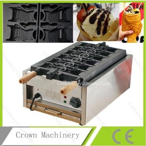 Commercial Electric ice cream taiyaki fish cake grill