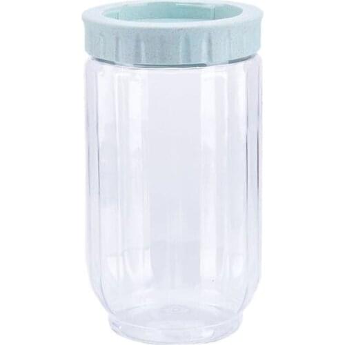 Kitchen Transparent Food Storage Container With Lids Sealing Pot Cereal Grain Bean Rice Sealed Plastic Milk Powder Jar
