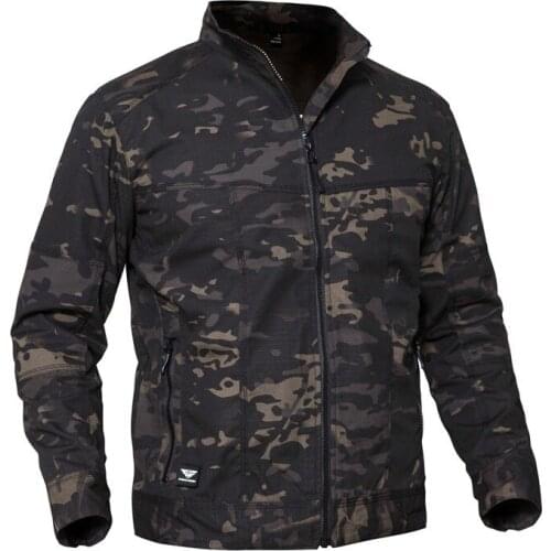 Spring Tactical Military Training Jacket Men Anti-wear Coat Outdoor Camping Trekking Fishing Hunting Uniform Male Camouflage Top